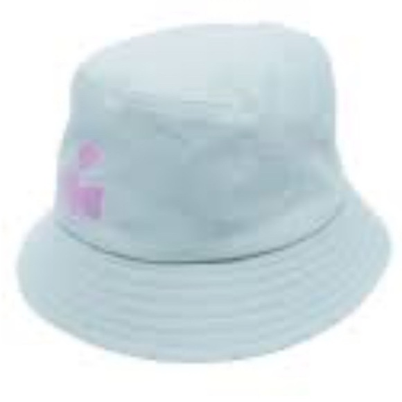 Isabel Marant Haley logo-embroidered bucket hat aqua NWT main image 2